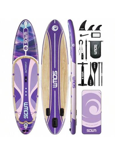SOWM のインフレータブル（空気入れ式）パドルボード11'x33\" in Amazon | SOWM 11'x33''スタンドアップパドルボード, 積載重量は