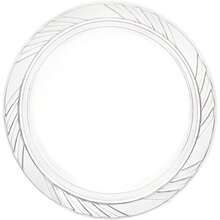 200 Clear Plastic Plates Set - 9 Inch Plastic Dinner Plates, Disposable Plates Bulk Pack, Party Plates For BBQ, Picnic, Parties, Travel And Events, Microwavable - default - View 2