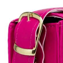 Women's Baguette Shoulder Bag - Hot Pink - View 7