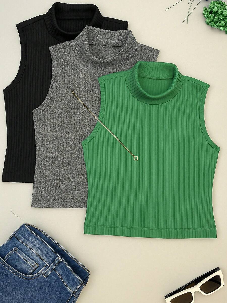Women Tank Tops & Camis - 綠色 - 查看 1