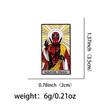 Marvel Śliczne emaliowane szpilki na klapę plecaka, damskie broszki, ubrania, prezenty, biżuteria, akcesoria modowe