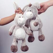 1pc Cute Cartoon Donkey Plush Doll, Random Color, Companion For Dogs To Sleep With, Allowing Dogs To Self-Exercise, Suitable For Small And Medium Breed Dog Toys