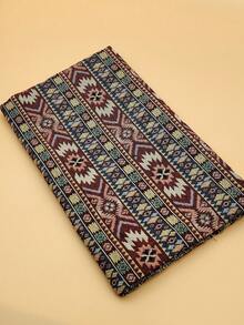 1 块波西米亚风格提花面料，DIY 缝纫面料，预切 19 英寸 X 58.2 英寸，36 英寸 X 58.2 英寸，厚面料，适用于手工沙发套、桌布、枕头、服装、包包、连衣裙、裙子、帽子、背景面料等。Sadu 风格编织面料