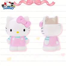 Sanrio Sanrio Kitty Cat Cartoon Desktop Pen Holder, Cute Melody Desktop Decor, Gift For Friends, School Supplies, Back To School