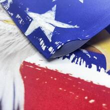 New  Garden Flag Stand  American Garden Flags Patriotic Stars And Eagle Yard Flag 12x18 Inch Holder Pole Stake Double Side For Outside  Clips And Stopper For Memorial Day 4 Th Of July - 大型星星和鷹花園旗架 - 查看 4