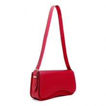 Women's Baguette Shoulder Bag - Merah - View 9