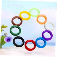 10/20/30pcs Key Caps Covers Tags Flexible Key Marking Key Labels Key Case Plastic Key Rings Key Caps For Easy Identification Door Keys Backpack For School