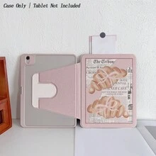 360° Rotatable & Foldable Tablet Protective Case, Compatible With IPad 11/A16/10th Gen/Air4/5/6/Pro 12.9/2024/2025/2020/2021/2022/2023/10.2/10.9/Mini7, And Galaxy Tab A8/A9 Plus/S6 Lite/S7/S9FE Plus, Suitable For Work, Travel And Home Use - Multicolor - View 3