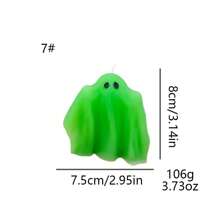 1 Stück, 17 Formen Halloween Geist duftende Kerze, Heimdekoration, Feiertagsgeschenk, Badezimmer Duft