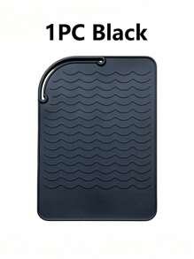 Alfombrilla para herramientas de peinado, alfombrilla universal resistente al calor para plancha y tenacillas, alfombrilla de silicona resistente al calor para almacenamiento y viaje, almohadilla de aislamiento térmico para planchas, tenacillas y rizadores, protege tus herramientas de peinado con esta almohadilla de silicona antideslizante y resistente al calor para restaurantes, hoteles y comercio