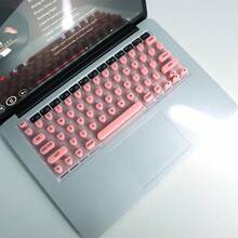 1 pieza Cubierta de teclado para uñas largas, película protectora de silicona elevada y cómoda para escribir - Multicolor - Ver 7