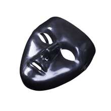 5 piezas Máscara de mascarada clásica, accesorios de broma de cara completa de color blanco puro, personaje de Halloween, props de fotografía de Set de roles, suministros divertidos para fiesta LARP, accesorio de actuación en el escenario, máscara, utilería, mascarilla divertida, disfraz, fantasma, masca aterradora