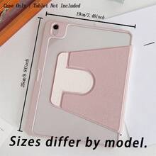 360° Rotatable & Foldable Tablet Protective Case, Compatible With IPad 11/A16/10th Gen/Air4/5/6/Pro 12.9/2024/2025/2020/2021/2022/2023/10.2/10.9/Mini7, And Galaxy Tab A8/A9 Plus/S6 Lite/S7/S9FE Plus, Suitable For Work, Travel And Home Use - Multicolor - View 5
