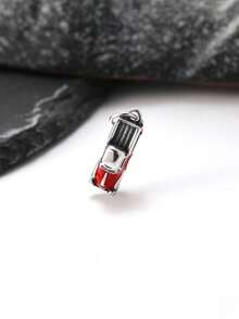 1 件简约独特的 925 纯银汽车吊坠 DIY 吊坠精致珠宝礼物，适合女性或男性