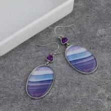 1 par de pendientes de estilo vintage bohemio con diseño único, joya de mujer adecuada para uso diario y fiestas