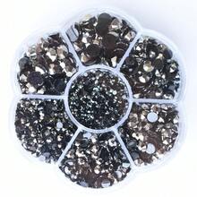 5000顆/盒 2mm 3mm 4mm 5mm 6mm 樹脂圓形平底水鑽 多色水晶寶石 非熱黏 DMC 珠飾玻璃石 3D 圖案設計配件 亮粉美甲貼紙裝飾 適用於衣服、包包、鞋子、杯子、手機殼、手工 DIY 裝飾 美甲用品 美甲珠飾 美甲寶石 美甲飾品 - 彩色 - 查看 13
