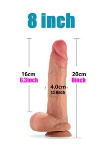 SAMEYO Juguetes sexuales Dildo realista grande - Juguete sexual Dildos de silicona para estimulación del punto G y anal, tapón anal con ventosa, juguetes sexuales para mujeres, hombres y parejas, dildo de silicona ultra realista doble, dildo curvo realista de 9 pulgadas para principiantes para el punto G y juego con ventosas potentes, juguetes sexuales sin manos para mujeres y hombres