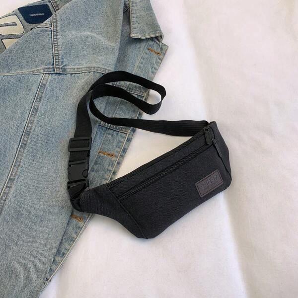 New Women's Large Capacity Canvas Waist Bag/Fanny Pack, Multi-Functional Casual Business Sports Wallet, Phone Holder