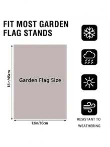 1pc Vivid "Back To School" Garden Flag - Colorful School Theme Design With Book, Pencil, And Apple Patterns, Durable Linen Material, Perfect For School Theme Decoration, Outdoor Courtyard Decoration, Porch, Yard, Backyard Decoration | Festival Flag Design | Waterproof Flag, Outdoor Garden Flag | Back To School Season Decoration, Excluding Flagpoles