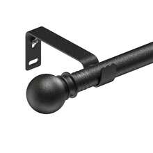 遮光窗帘杆,可调节小直径窗帘杆(带支架),卧室客厅厨房浴室窗帘杆 - 多重規格 - 查看 12