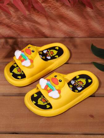 Dziecięce Kapcie z Kreskówek, 2025, Domowe Kapcie Antypoślizgowe Dla Maluchów, Nadające Się Dla Niemowląt Do Noszenia Na Zewnątrz Latem