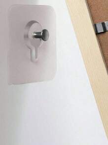20pcs/4pcs/1pc Clear Wall Hooks, For Frames, Seamless Wall Hangings Hooks, Suitable For Photo Albums And Paintings, Applicable To Concrete/Tile/Wood/Metal Walls