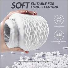 Semelle interne anti-odeur de sport sans fatigue prolongée à la maugréenne pour hommes et femmes, absorbant la transpiration, respirante, semelle interne ultra douce et amortissante
