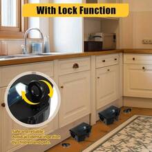 4 Pcs Rat Bait Station With Keys & Visible Window Indoor Outdoor For Rats Mice, Reusable Traps For Storing Mouse Poisoning Bait Blocks, - 4件 - 查看 5