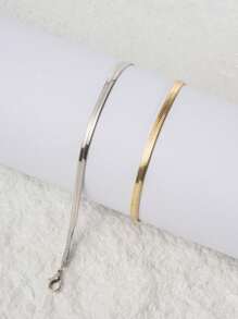 1 pieza Set de pulsera de acero inoxidable, adecuado para amigos y noches de cita