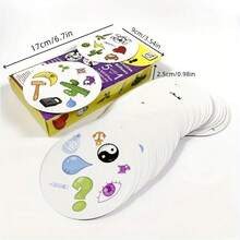 Match It! Classic Card Game,Visual Perception Game For Quick Reflexes And Family Fun, Ages 14+ , 2-8 Players, 10 Minute Playtime,Halloween/Thanksgiving/Christmas Gifts - Paper Box - View 3