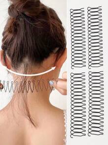 4 Stücke Mädchen Clips für verborgenen Pony, Mini Haarklammern Haarbürsten Accessoires für Pony & Flugsträhnchen, geeignet für den täglichen Gebrauch
