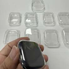 2 Packs Transparent 360° Shockproof Case For Apple Watch S10/S9/S8 | Full Coverage Slim Minimalist Design