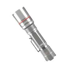 Lenovo Flashlight R2 Small Size And High Performance Optical Lens Ergonomic Design IP55 Protection Level Waterproof And Dustproof Three Light Control Modes Double Safety Protection Ultra-Long Battery Life Gray