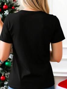 100% Cotton 
Team Night Shift Keeping Them Alive Till 7:05 Nurse T-Shirt For Women Medical Staff Gift Summer Casual Tee Shirts - Black - View 3