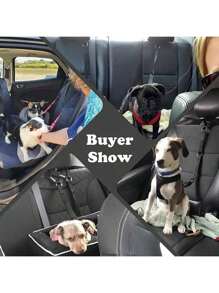1pc Dog Safety Leash, For Vehicle Safety, Pet Car Tether, Vehicle Dog Safety Belt, Dog Safety Strap, Dog Safety Harness Clip, Dog Car Safety Belt