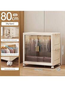 5/4/3/2/1-Tier No-Assembly Baby Wardrobe Thickened Baby Storage Cabinet Household Snack Food Organizer Box Kid's Clothing Cabinet