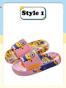Minions Minions Pantoffeln, niedlich für Zuhause, rutschfeste Cartoon Badezimmer Flip-Flops Schul-Dekoration, Überraschung für Schule, Wohnheim-Dekoration, Schulanfang