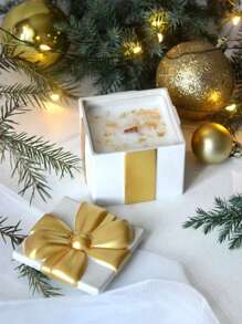 2 Stück/Set - Quadratische Schleife Geschenkbox Silikon Form Deckel + Boden, DIY kreative Aufbewahrungsbox Kerzenhalter Gips Form, Heim Dekoration Ornamente Epoxidharz Form, Handwerkskunst Gießformen