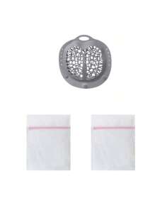 Bolsa de lavandería de silicona de imitación con bolsa para ropa, red especial de protección para viajes para lavadora, bolsa para lavar sujetador, bolsa de red para ropa sucia para evitar deformación de ropa interior con cremallera, bolsa de lavandería para sujetador y ropa interior, accesorio de herramienta de limpieza doméstica, bolsa de cuidado de lavandería, bolsa de lavandería anti deformación