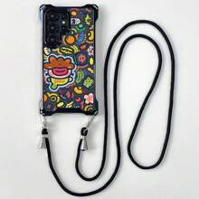Korean Style In-Stock Oblique Strap Detachable Anti-Drop Braided Phone Lanyard