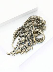 1 Stück Kristallglas Blumen Brosche für Frauen, Strass Broschen, für Tasche, Pullover, Mantel, Hut, Schuhe, Kleid, Anzug