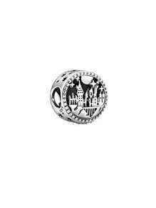 Disney Disney 100th Anniversary Enchanted Carriage Lab-Grown Rhinestone Charm Fits Bracelet Women 925 Silver Jewelry