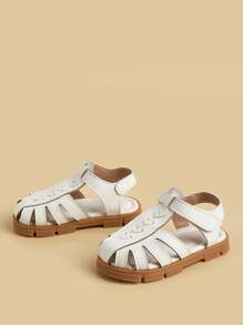 1 par de sandalias planas de princesa, versátiles, cómodas y con estilo