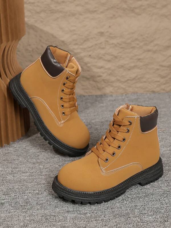 2025 New Women's Thick Sole Boots Retro Hiking Work Ankle Boots