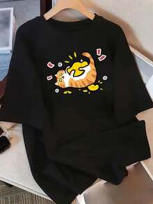 Women T-Shirts - 黑色 - 查看 1