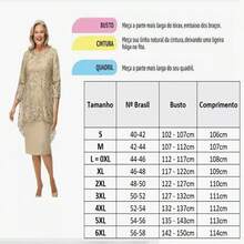 Party Dress Lady Plus Size Godmother Elderly Mothers Grandmother Casual Elegant Gold Silver Wedding Gold Lace Two Pieces Dress + Lace Blouse Overlay Comfortable Luxury Premium Quality - Màu Tím - Xem 2