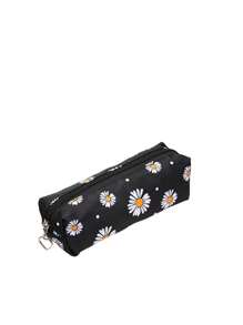 3pcs/Set Daisy Printed Unisex Backpack Set - Lunch Box, Pencil Case, Multi-Pocket Design, Large Capacity, Cute Girlish Style, Zipper Closure, Fits On Luggage Handle, Suitable For School, Short Trips, Commute, Back To School Gift