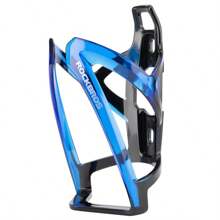 ROCKBROS Portabotellas para ciclismo, soporte para botella de agua de bicicleta de montaña con degradado colorido, ligero, de plástico