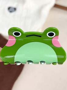 1 Stück süßer Froschkrallen-Haarklammer kreative Haargummi, einzigartiges tägliches Haaraccessoire modische Haraccessoires elegante Haarspange