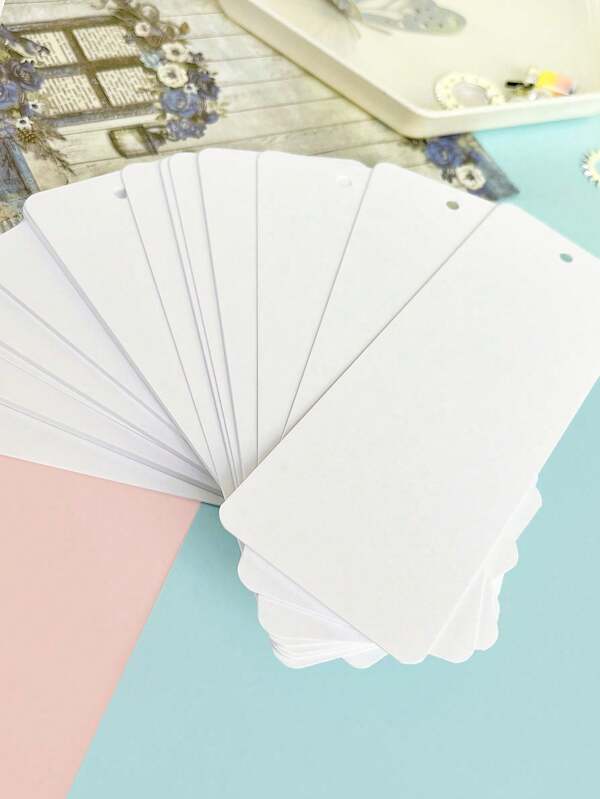 30Sheets/Set Kraft Paper Card Blank Black Card Business Card Message Thank You Card Writing Cards Label Bookmark Learning Cards Doodle Bookmark Ancient Style Bookmark Paper Blank Paper With Holes Hand-Painted Cards Creative DIY Material Package Student Note Handwritten Card School Supplies, Back To School